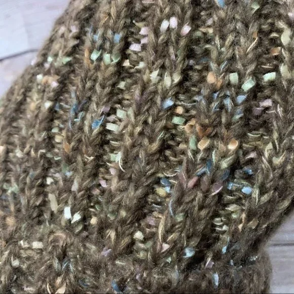 Four Buttons by San Diego Hat Company Brown Beanie - Picture 2 of 4